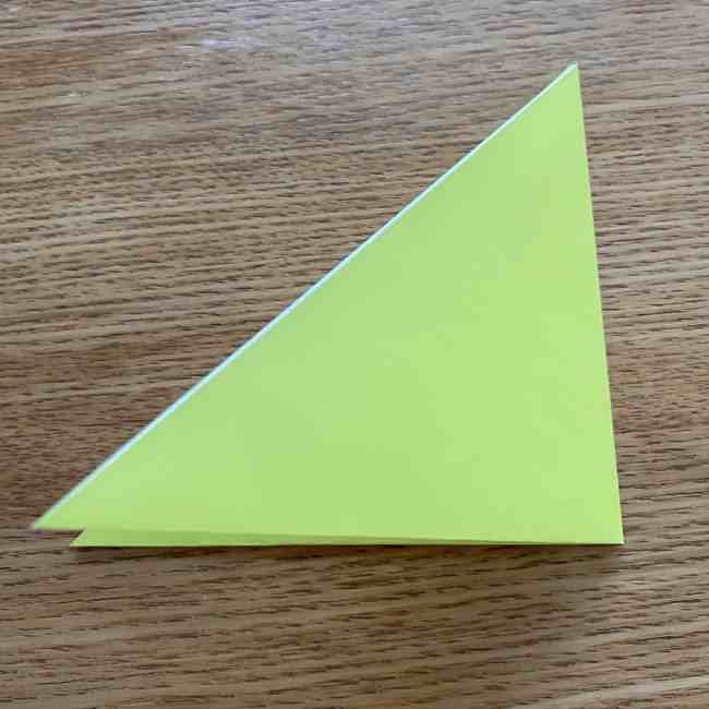 折り紙のキイロイトリの折り方作り方 (2)