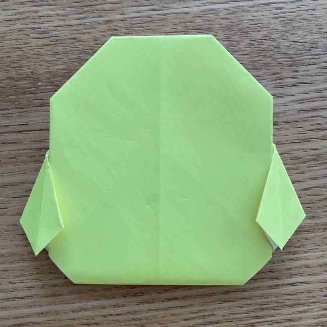 折り紙のキイロイトリの折り方作り方 (23)