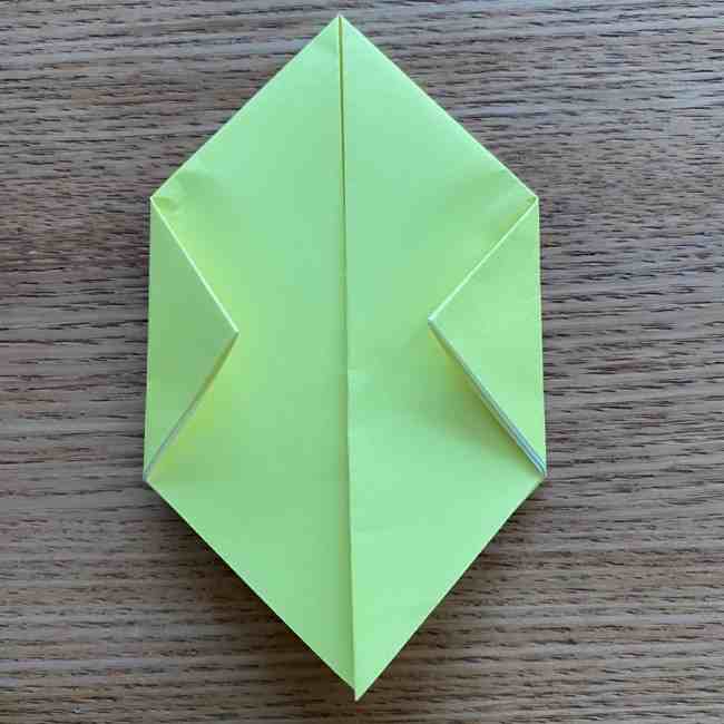 折り紙のキイロイトリの折り方作り方 (7)