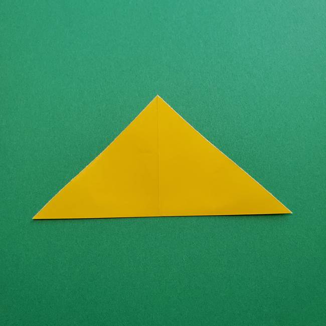 折り紙のダリア 16枚で立体的な折り方①上段(4)