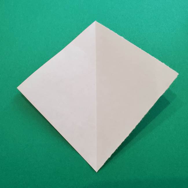 折り紙のダリア 16枚で立体的な折り方②下段(3)