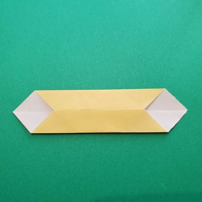 折り紙のダリア 16枚で立体的な折り方②下段(7)
