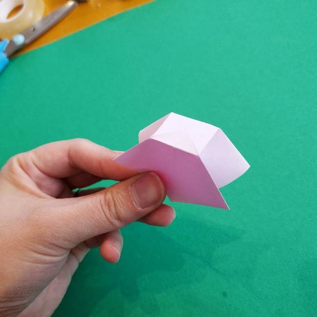 折り紙のチャーミーキティ＊折り方作り方リボン (10)