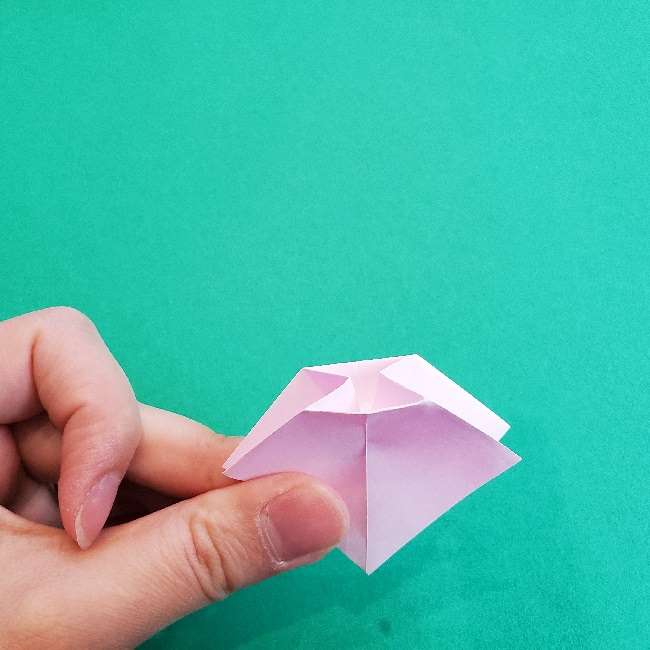 折り紙のチャーミーキティ＊折り方作り方リボン (11)