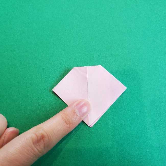 折り紙のチャーミーキティ＊折り方作り方リボン (12)
