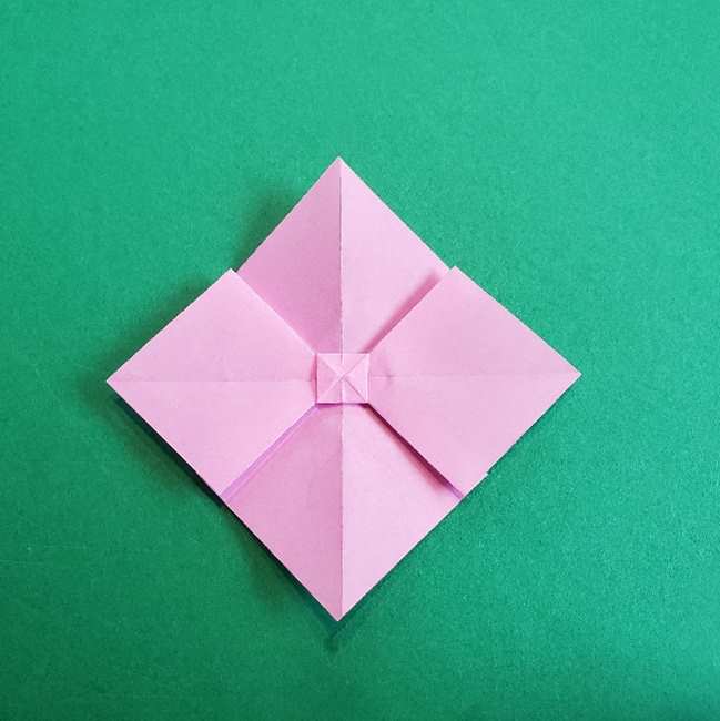 折り紙のチャーミーキティ＊折り方作り方リボン (16)