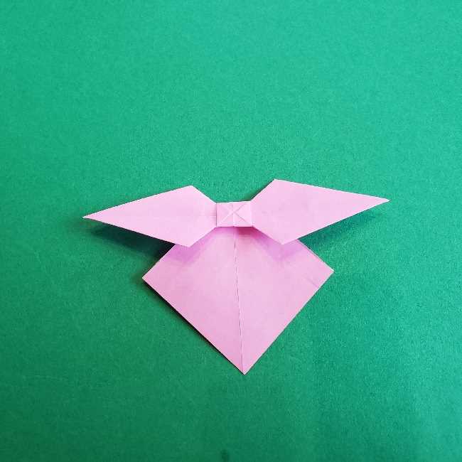 折り紙のチャーミーキティ＊折り方作り方リボン (22)