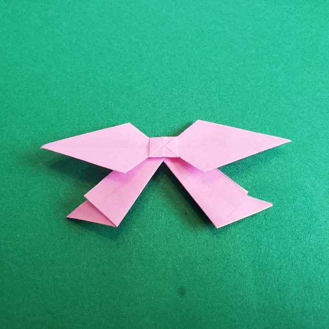 折り紙のチャーミーキティ＊折り方作り方リボン (25)
