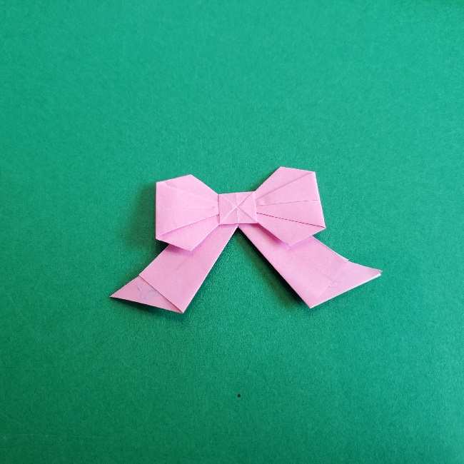 折り紙のチャーミーキティ＊折り方作り方リボン (28)