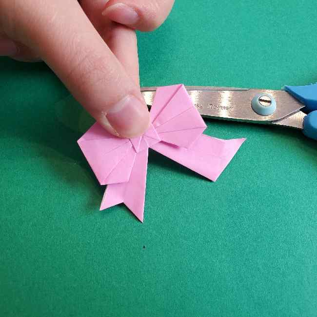 折り紙のチャーミーキティ＊折り方作り方リボン (29)