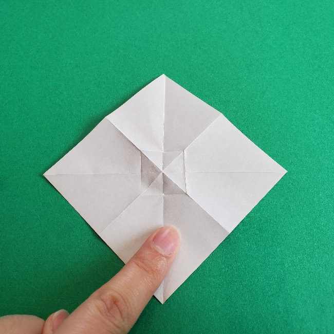 折り紙のチャーミーキティ＊折り方作り方リボン (8)