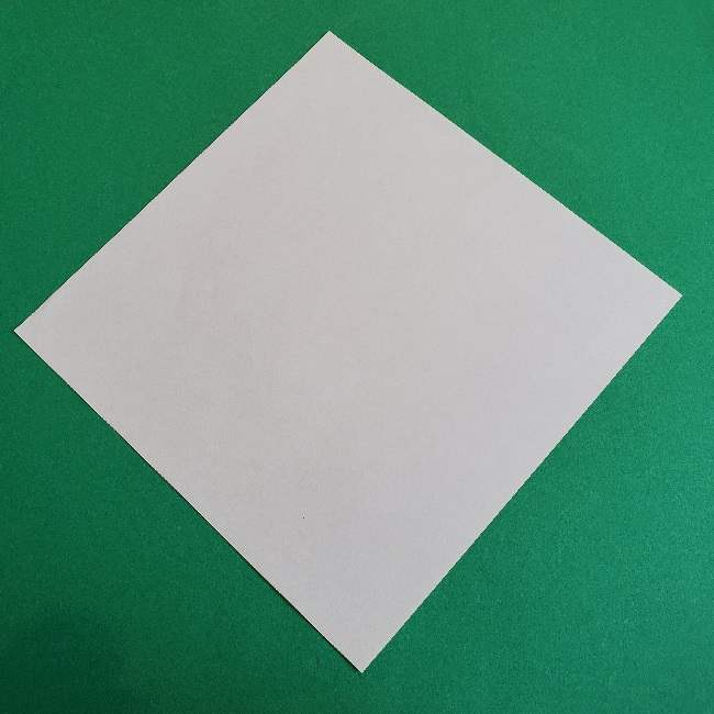折り紙のチャーミーキティ＊折り方作り方顔 (1)