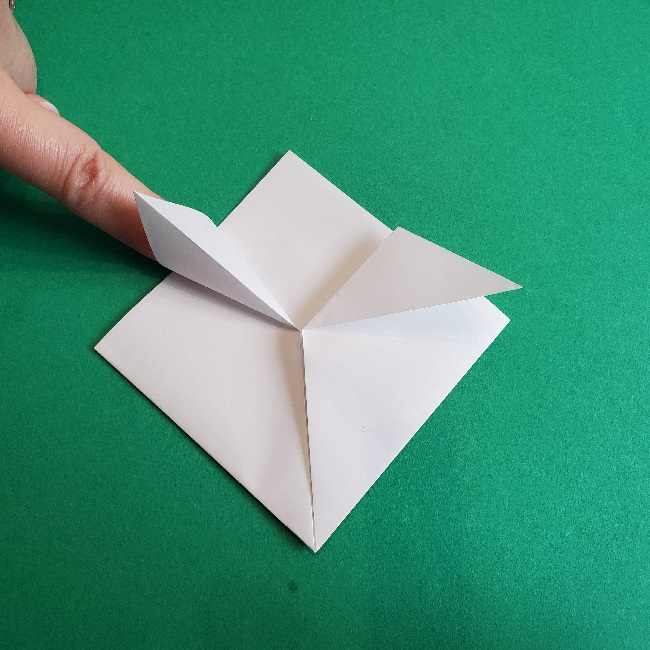 折り紙のチャーミーキティ＊折り方作り方顔 (5)