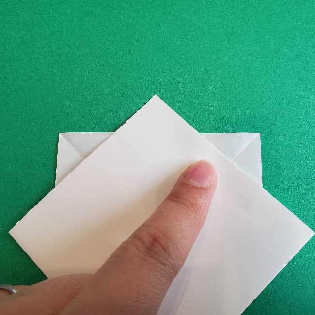 折り紙のチャーミーキティ＊折り方作り方顔 (6)