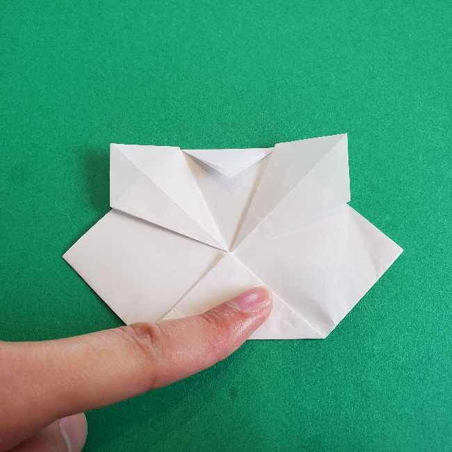 折り紙のチャーミーキティ＊折り方作り方顔 (9)