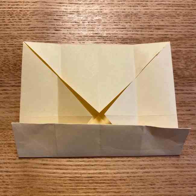 折り紙のポムポムプリン 立体的な箱＊折り方作り方 (10)