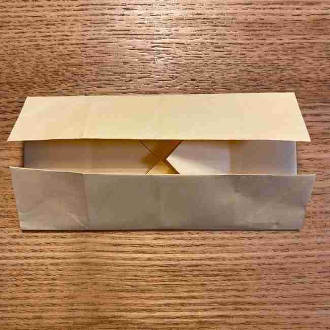 折り紙のポムポムプリン 立体的な箱＊折り方作り方 (11)