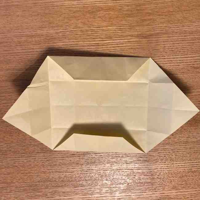 折り紙のポムポムプリン 立体的な箱＊折り方作り方 (16)