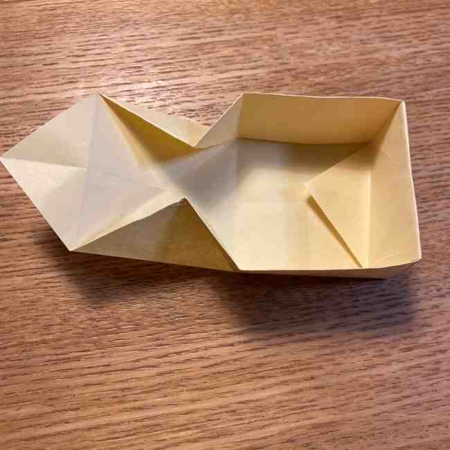 折り紙のポムポムプリン 立体的な箱＊折り方作り方 (27)