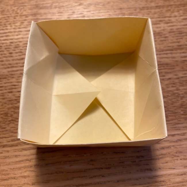 折り紙のポムポムプリン 立体的な箱＊折り方作り方 (28)