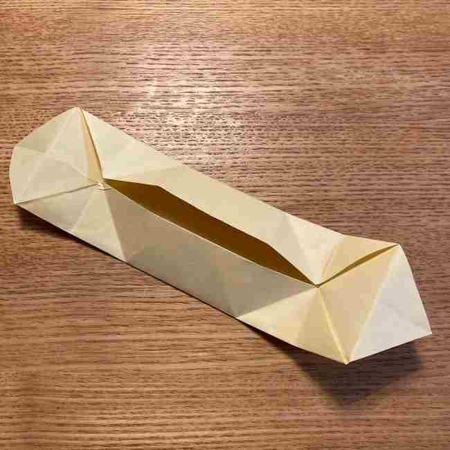 折り紙のポムポムプリン 立体的な箱＊折り方作り方 (29)