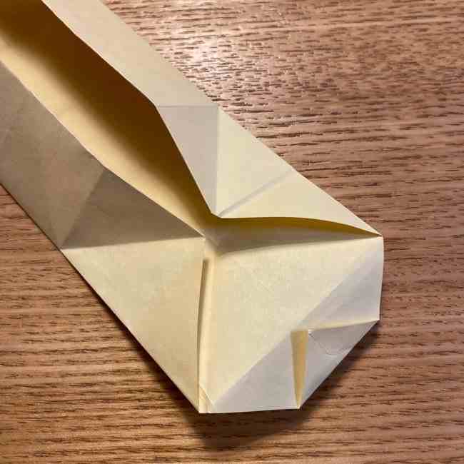 折り紙のポムポムプリン 立体的な箱＊折り方作り方 (30)