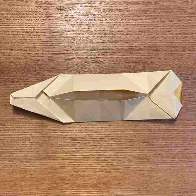 折り紙のポムポムプリン 立体的な箱＊折り方作り方 (33)