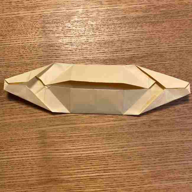 折り紙のポムポムプリン 立体的な箱＊折り方作り方 (34)