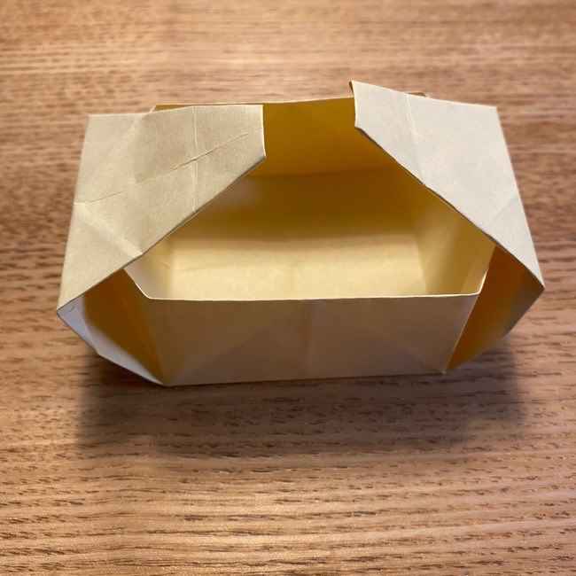 折り紙のポムポムプリン 立体的な箱＊折り方作り方 (36)