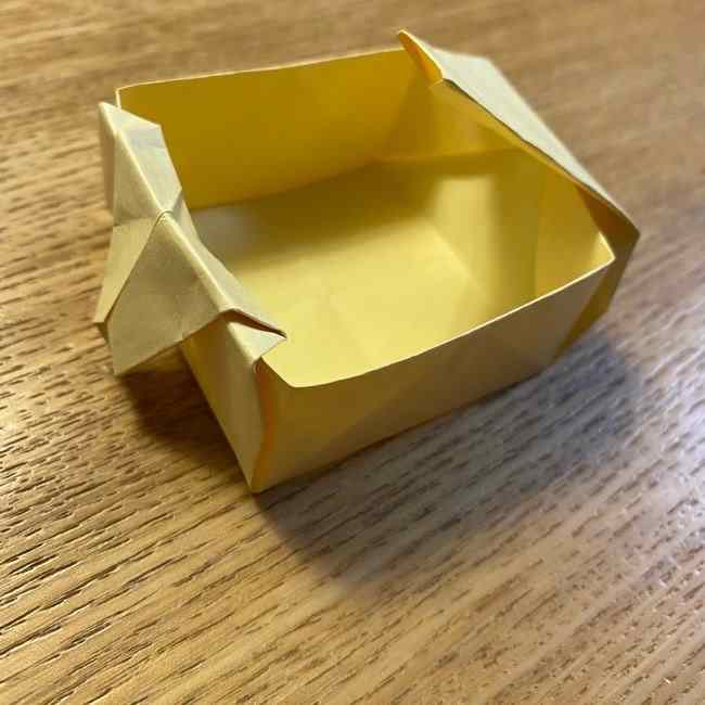 折り紙のポムポムプリン 立体的な箱＊折り方作り方 (38)