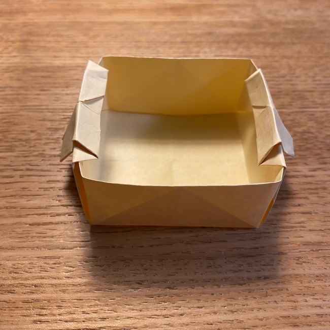 折り紙のポムポムプリン 立体的な箱＊折り方作り方 (39)
