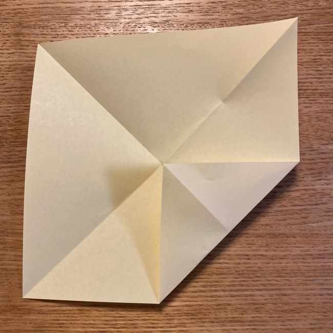 折り紙のポムポムプリン 立体的な箱＊折り方作り方 (5)
