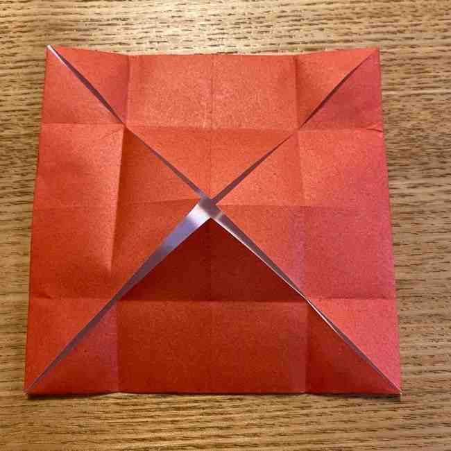 折り紙のポムポムプリン 立体的な箱＊折り方作り方 (50)