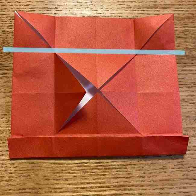 折り紙のポムポムプリン 立体的な箱＊折り方作り方 (51)