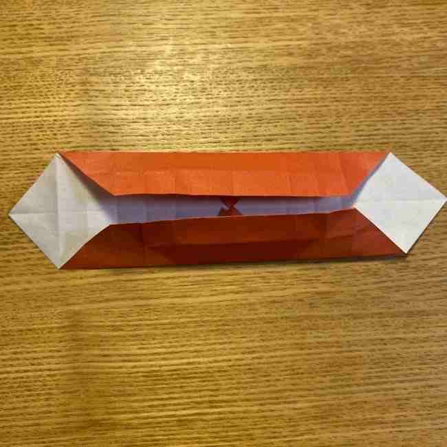 折り紙のポムポムプリン 立体的な箱＊折り方作り方 (55)