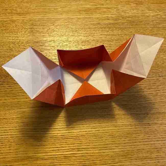 折り紙のポムポムプリン 立体的な箱＊折り方作り方 (62)