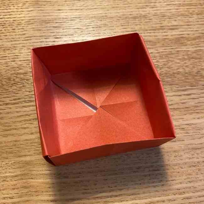 折り紙のポムポムプリン 立体的な箱＊折り方作り方 (63)