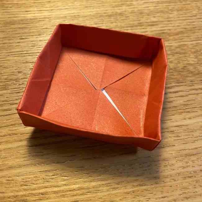 折り紙のポムポムプリン 立体的な箱＊折り方作り方 (65)