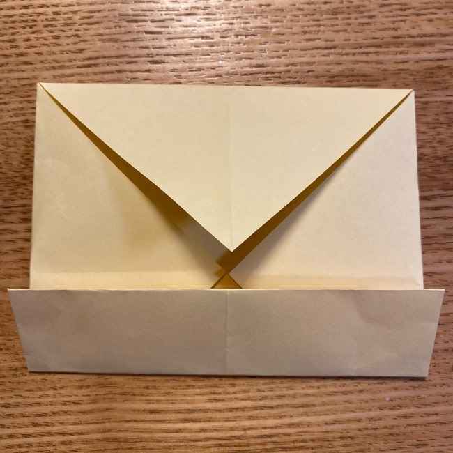 折り紙のポムポムプリン 立体的な箱＊折り方作り方 (7)