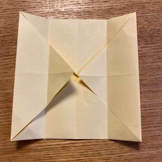 折り紙のポムポムプリン 立体的な箱＊折り方作り方 (9)