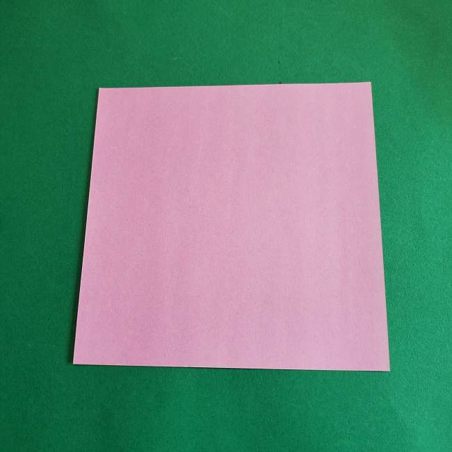 折り紙のポロンの作り方折り方①顔 (10)