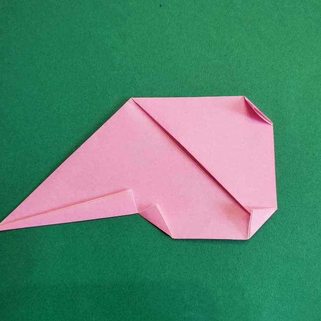 折り紙のポロンの作り方折り方①顔 (16)
