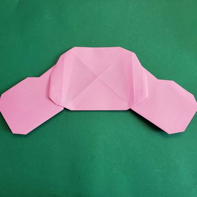 折り紙のポロンの作り方折り方①顔 (18)