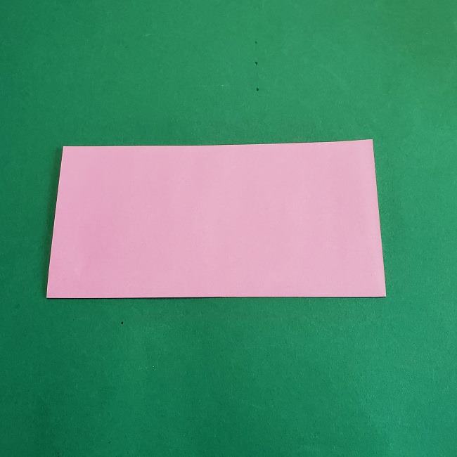 折り紙のポロンの作り方折り方①顔 (2)