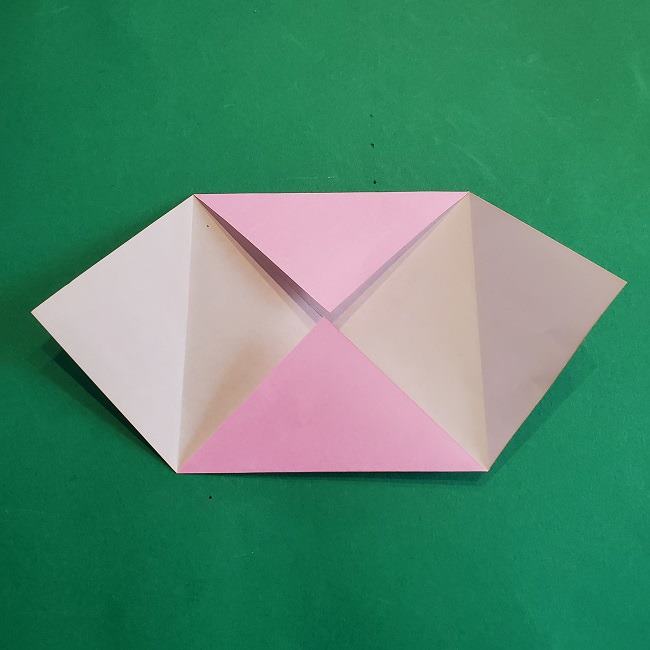 折り紙のポロンの作り方折り方①顔 (6)