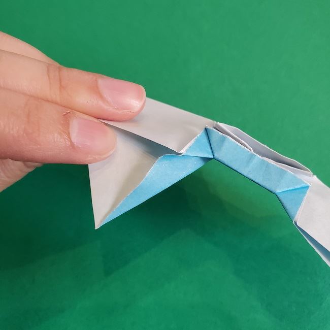 折り紙のポロンの作り方折り方②リボン (23)