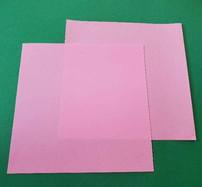 折り紙のマイメロちゃんの作り方☆用意するもの (1)