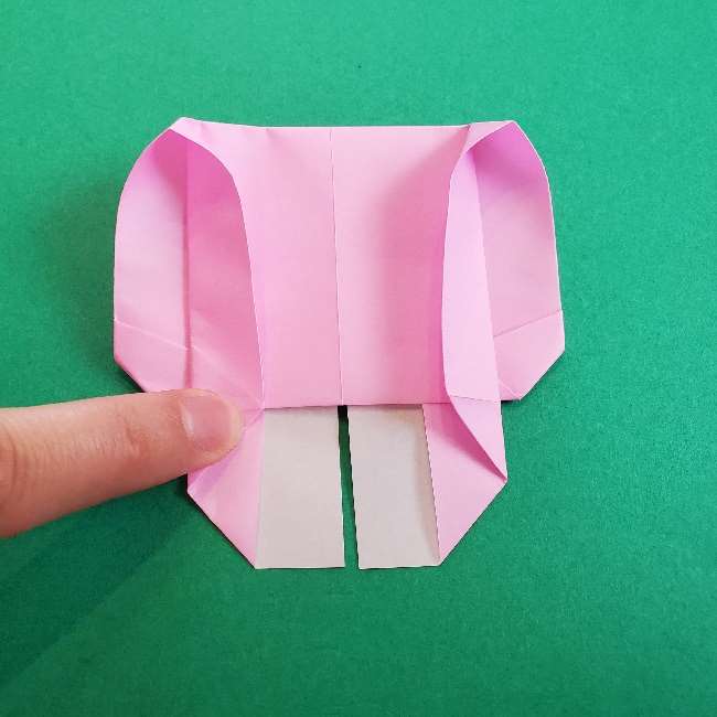折り紙のマイメロちゃんの作り方折り方 (19)