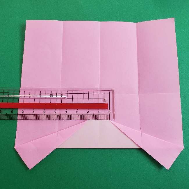 折り紙のマイメロちゃんの作り方折り方 (7)