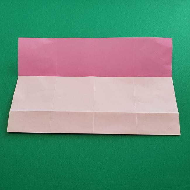 折り紙の花ダリア(12枚)の折り方作り方①折り筋(8)